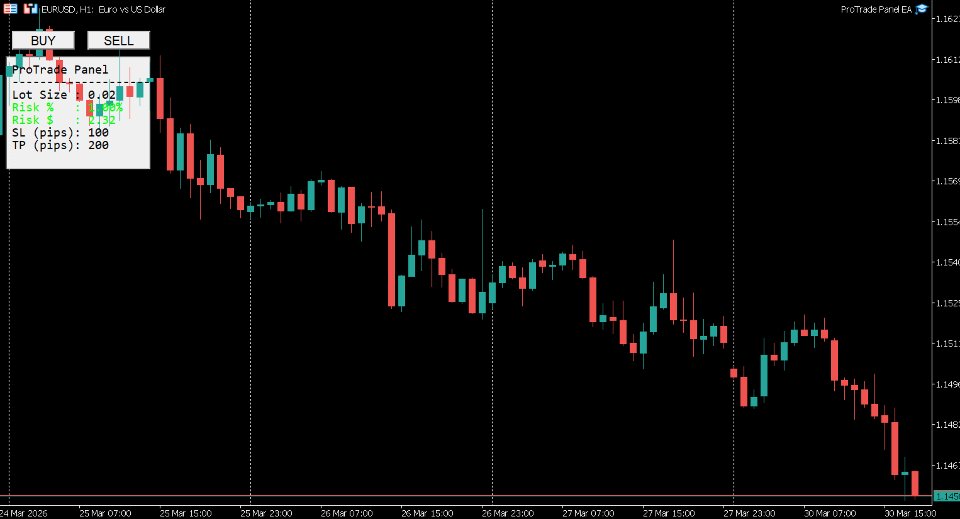Ekran görüntüsü #4 ProTrade Panel EA