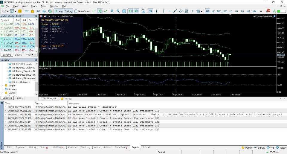 スクリーンショット #1 HB Trading Solution BB