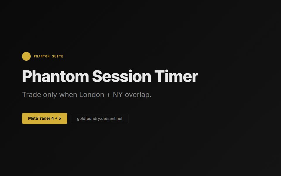 스크린샷 #1 Phantom Session Timer MT4