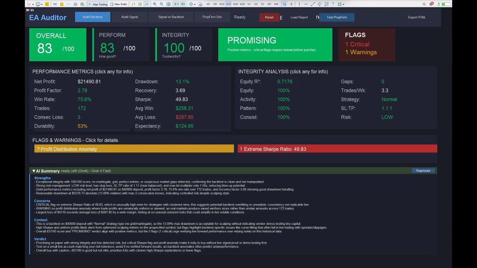 Captura de pantalla #1 EA Auditor