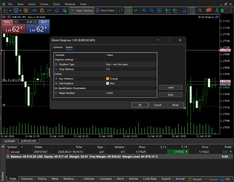 Screenshot #5 Ghost StopLoss