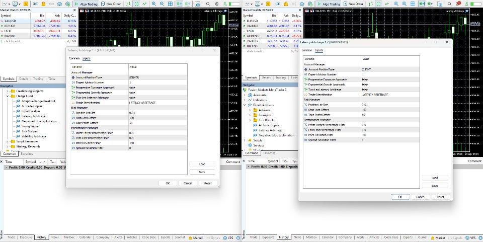 スクリーンショット #1 Latency Arbitrage