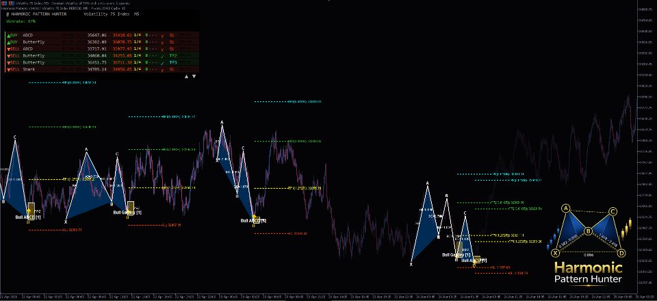 스크린샷 #6 Harmonic Pattern Hunter