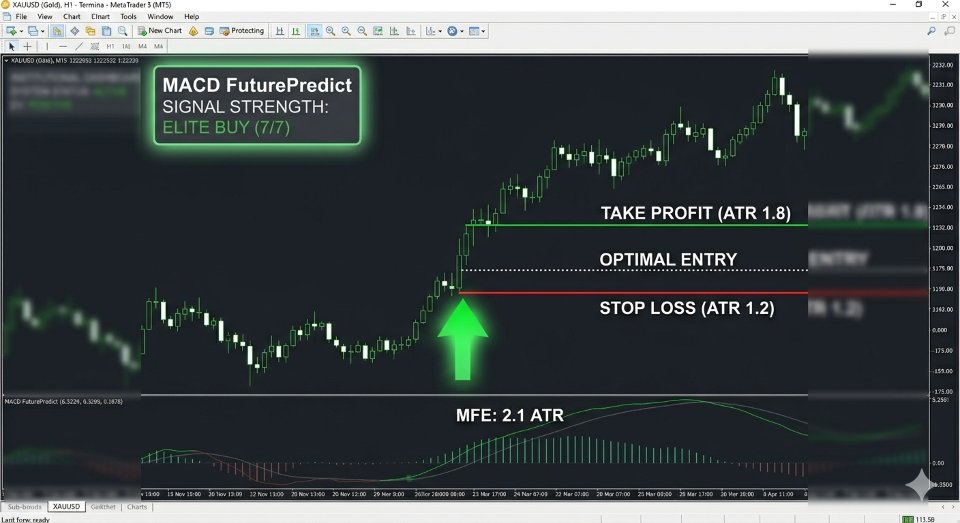 Screenshot #6 MACD FuturePredict Panel Pro MT4