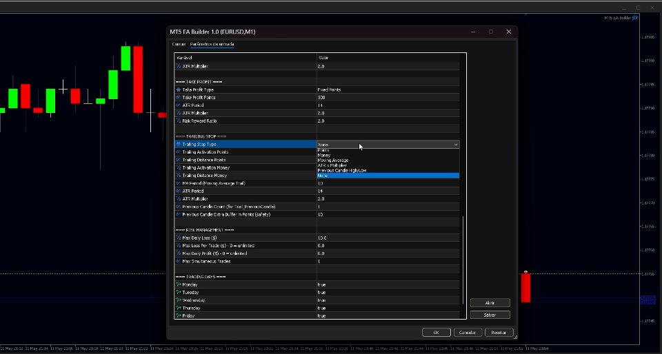 Captura de pantalla #10 MT5 EA Builder