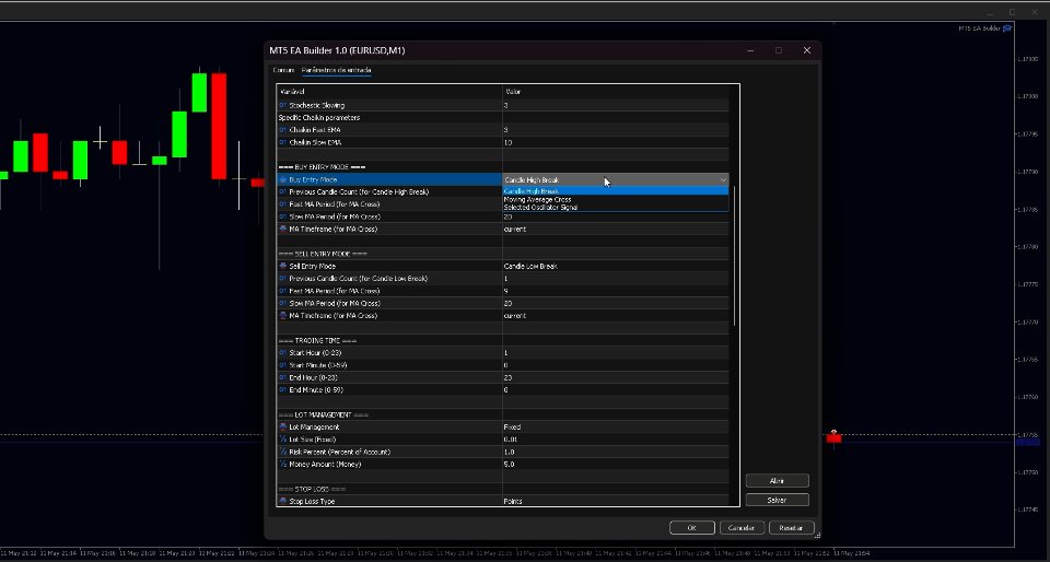 Captura de pantalla #4 MT5 EA Builder
