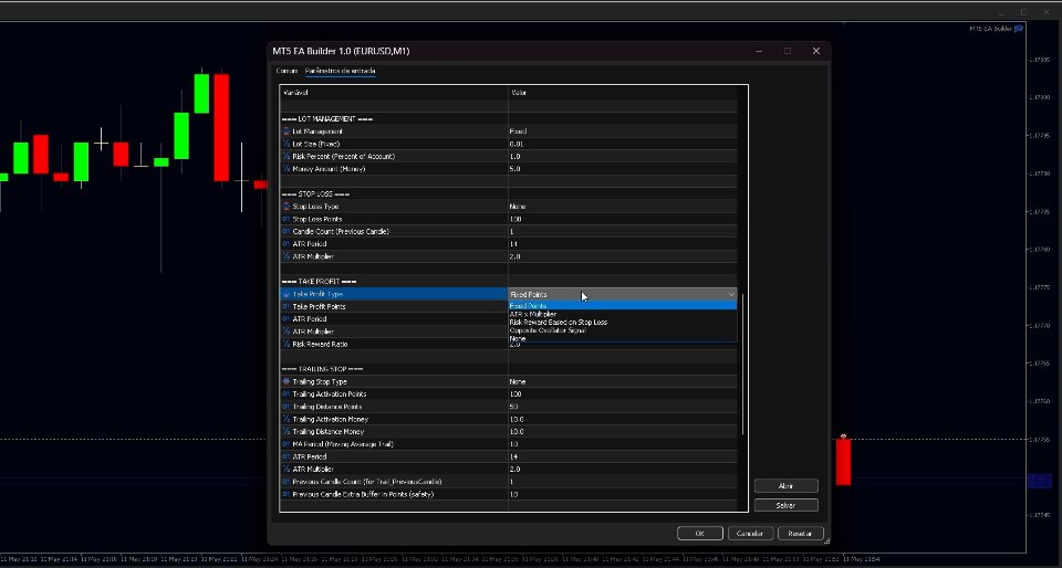 Captura de pantalla #9 MT5 EA Builder