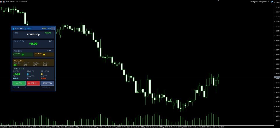 Снимок экрана #1 Trailing Stop Manager PRO