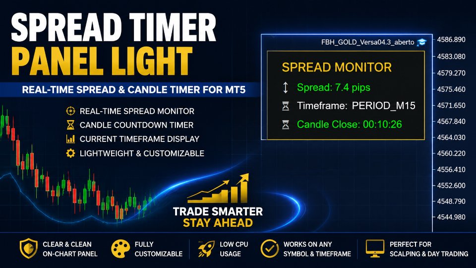 Captura de pantalla #1 Spread Timer Panel Light