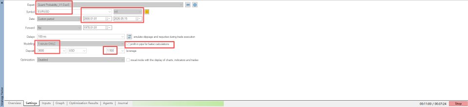 Screenshot #1 Quant Probability