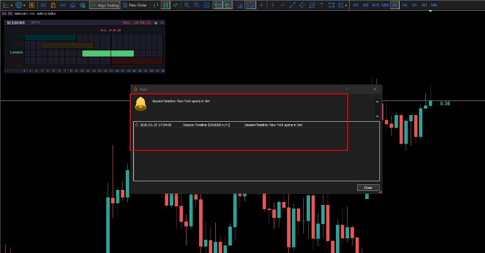 Captura de pantalla #2 Session Timeline