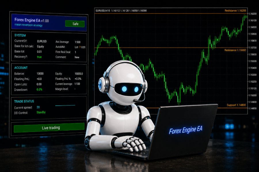 Снимок экрана #1 Forex Engine EA