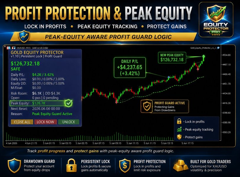 Ekran görüntüsü #5 Equity Protector Pro MT5