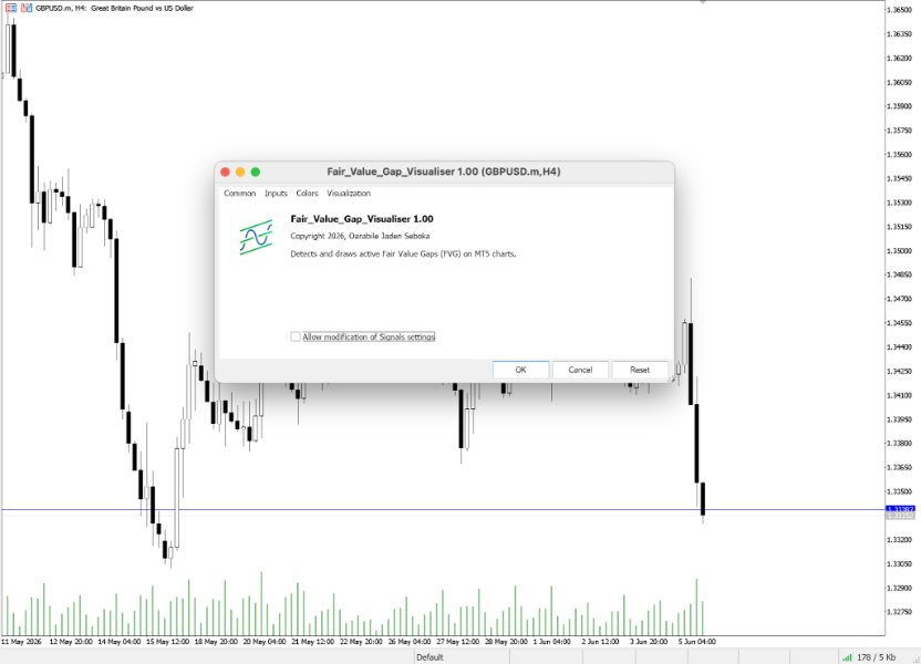 Снимок экрана #1 Fair Value Gap Visualiser