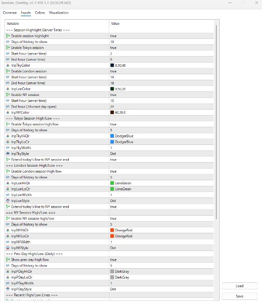 Screenshot #3 Session Overlay