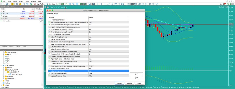 Screenshot #2 OrderShield MT5