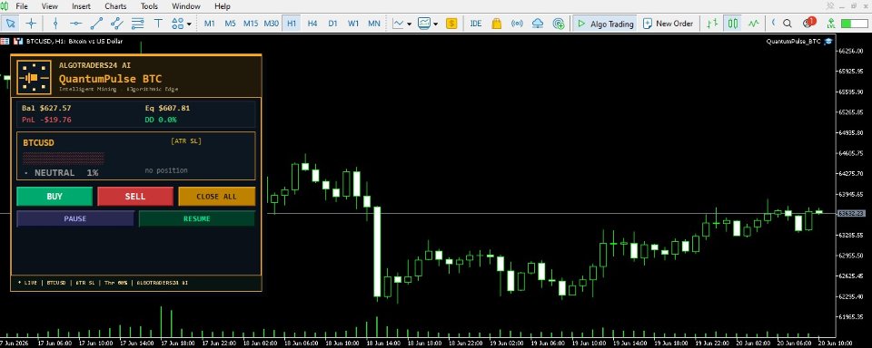 Screenshot #1 QuantumPulse BTC