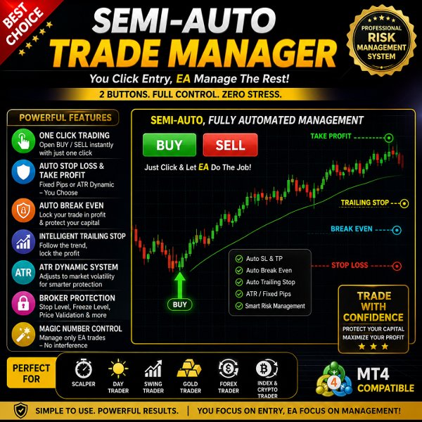 Screenshot #1 Semi Auto Trade Manager Basic