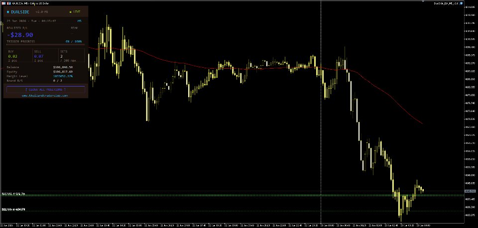 스크린샷 #2 DualSide Grid Hedging EA