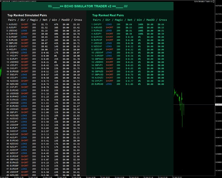 스크린샷 #3 Echo Simulator Trader v2