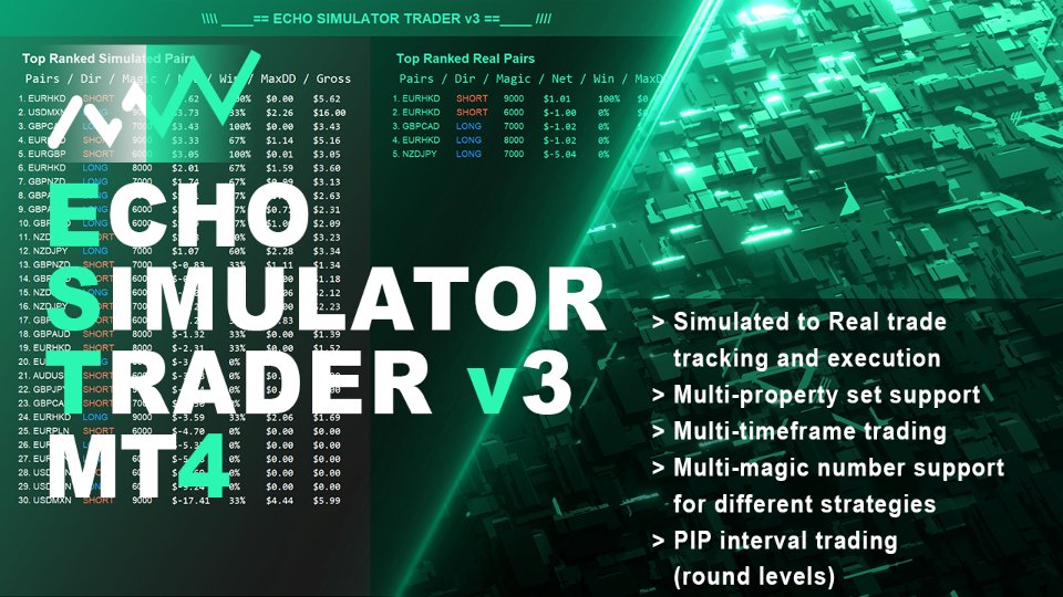 Screenshot #1 Echo Simulator Trader v3