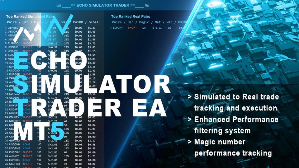 Screenshot #1 Echo Simulator Trader MT5