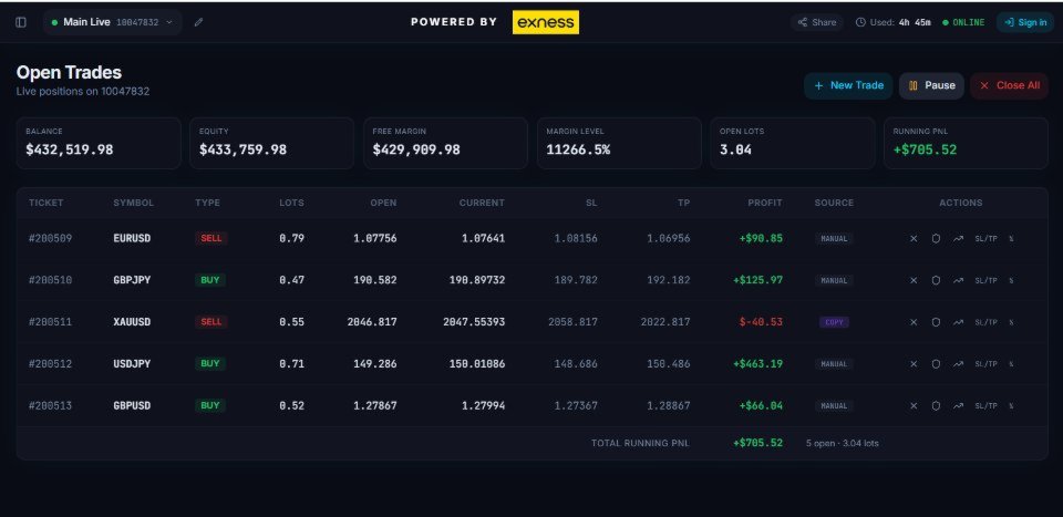 Screenshot #7 Performance Tracker MT4