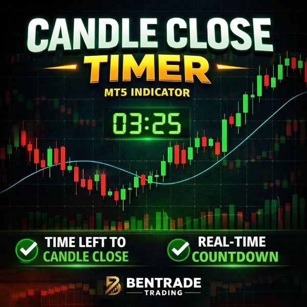 Ekran görüntüsü #1 Candle Close Timer MT5