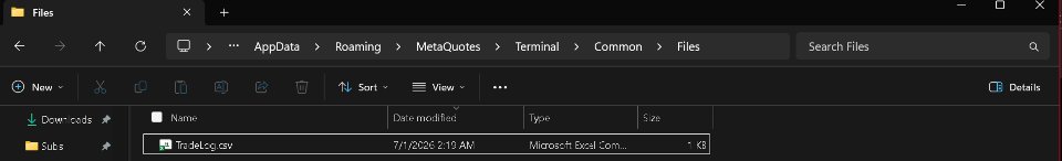 Screenshot #2 Complete Trade Logger CSV Export