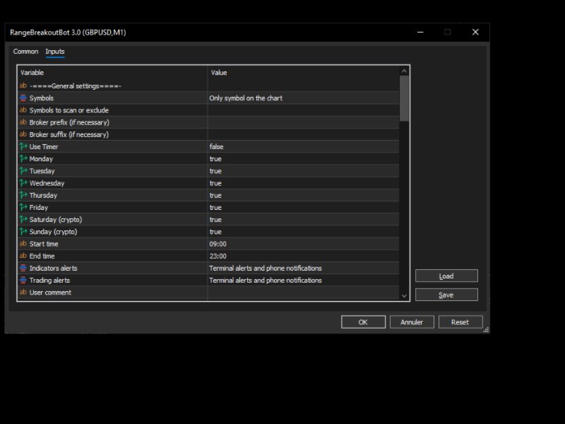 Screenshot #3 Range Breakout Bot MT5