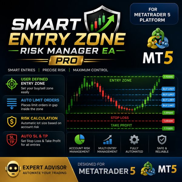 Screenshot #3 Smart Multi Entry Risk Manager EA
