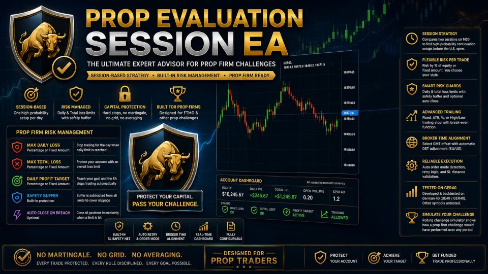 Captura de pantalla #1 Prop Evaluation Session EA