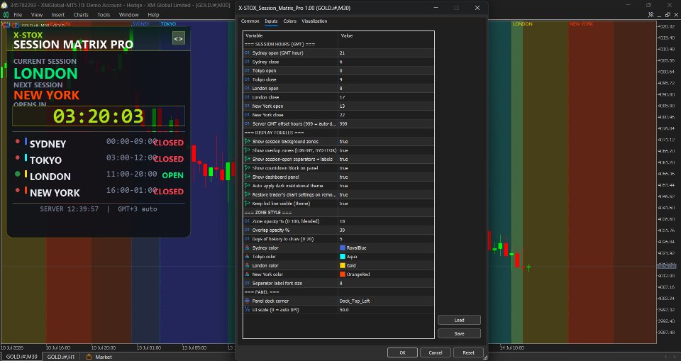 Screenshot #1 Session Matrix Pro