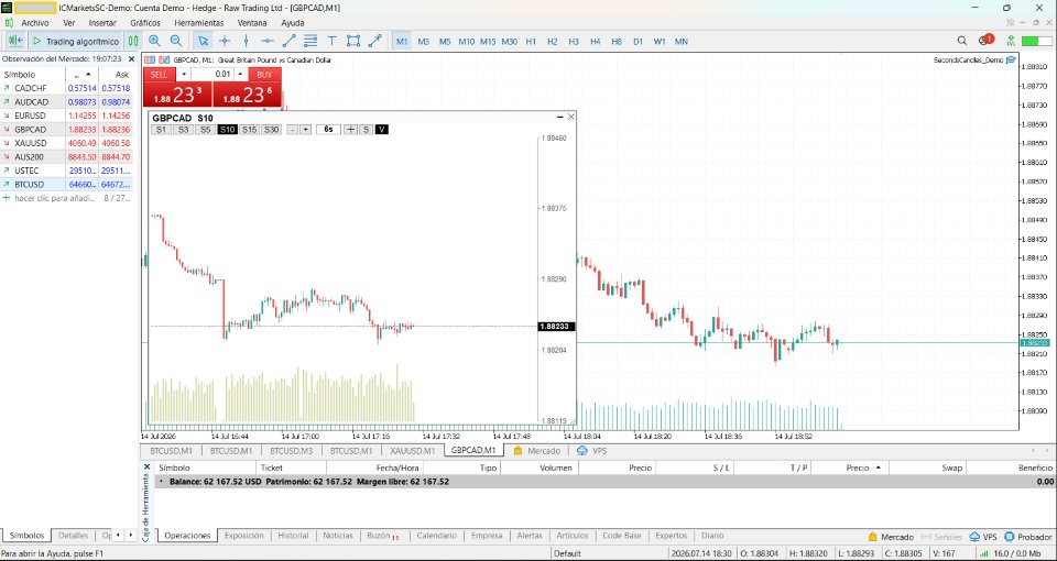 Screenshot #6 Seconds Chart Tester