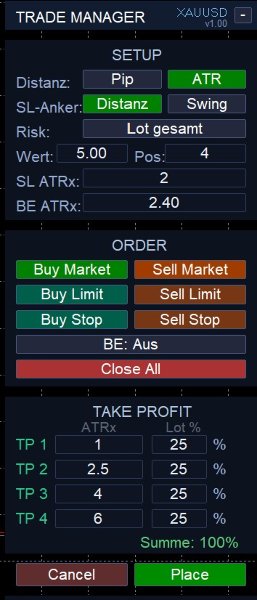 Imagens #1 Visual Trade Manager Pro