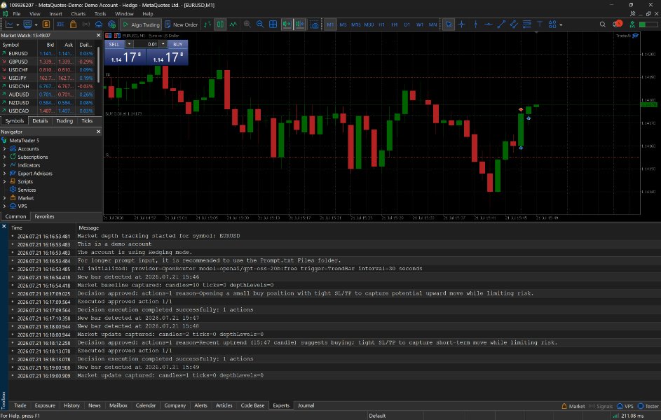 Captura de pantalla #2 TraderAi Algorithmic trading