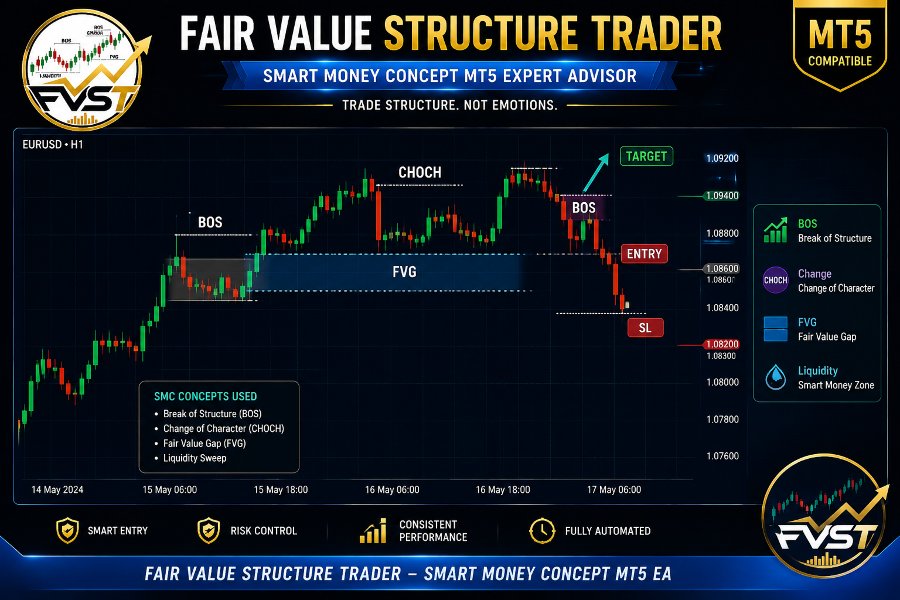 Imagens #4 Fair Value Structure Trader