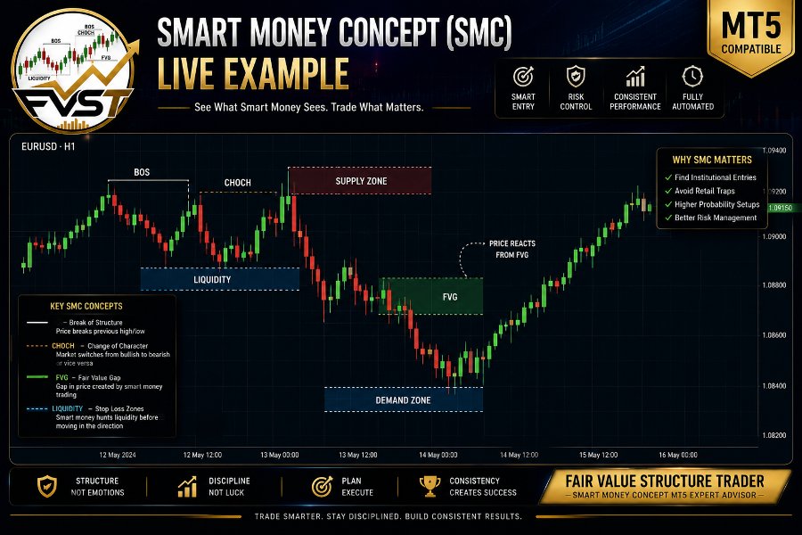 Imagens #3 Fair Value Structure Trader
