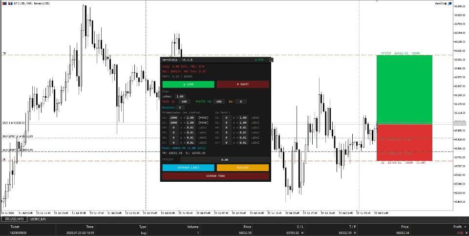 Screenshot #3 AeroScalp Pro Interactive Panel