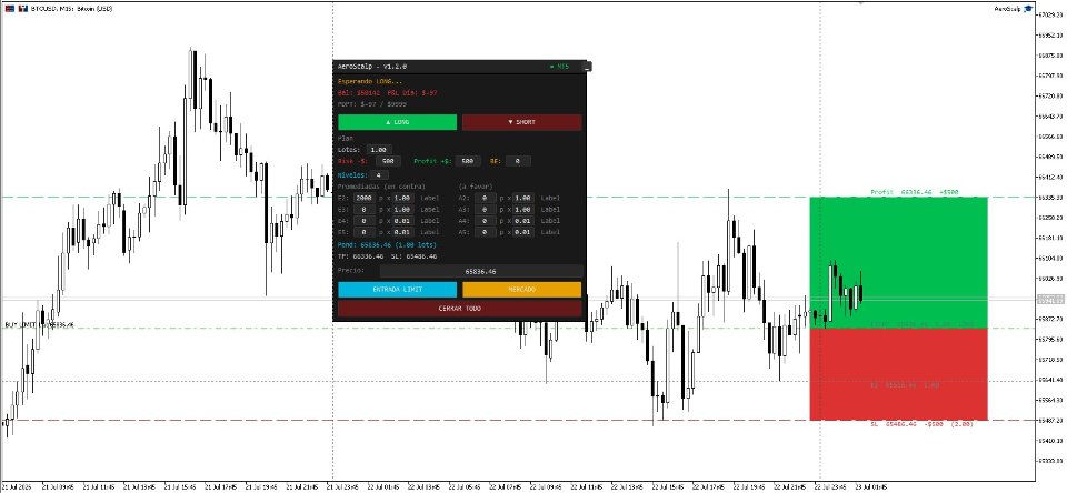 Screenshot #4 AeroScalp Pro Interactive Panel