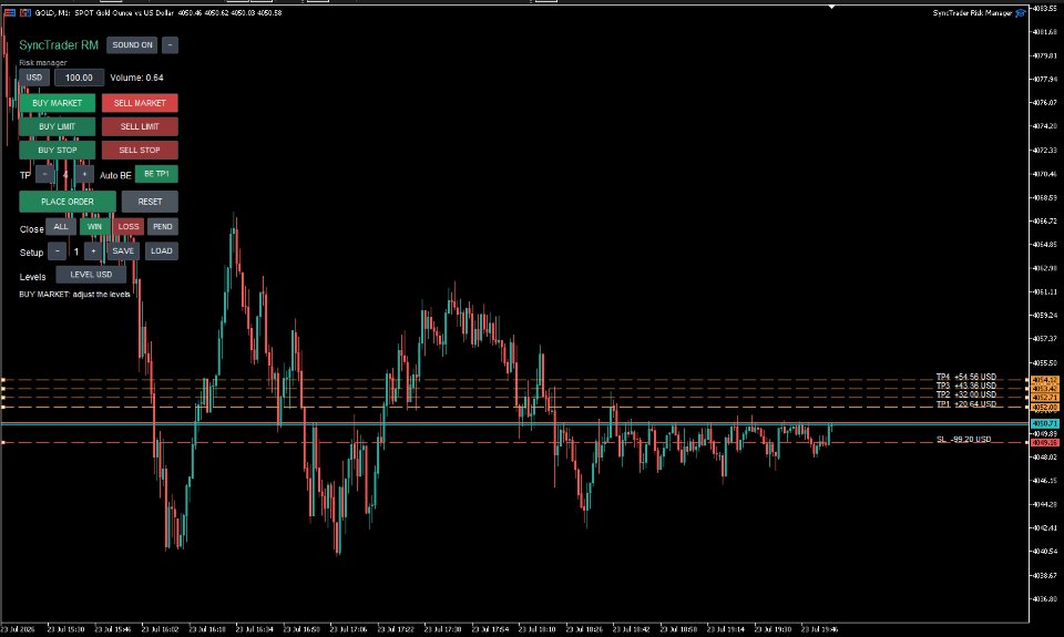 Screenshot #1 SyncTrader Risk Manager