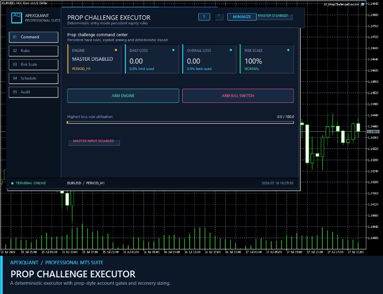 Imagens #1 Prop Challenge Executor MT5