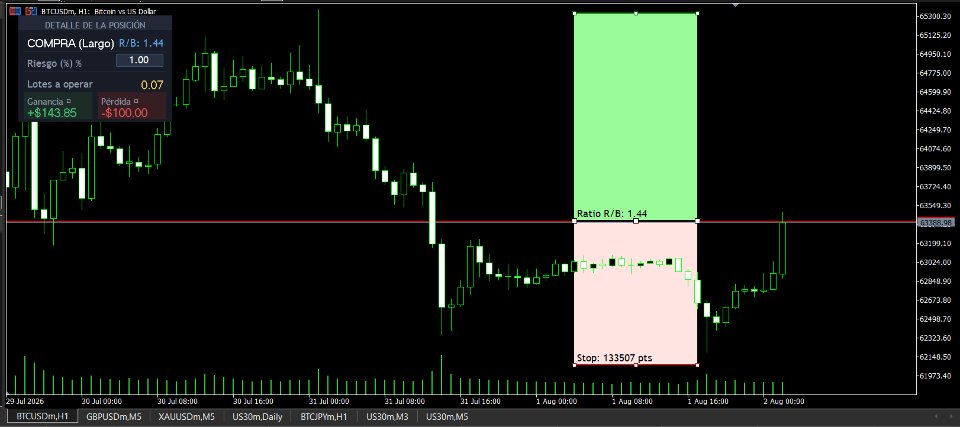 Снимок экрана #1 Position Risk Tool