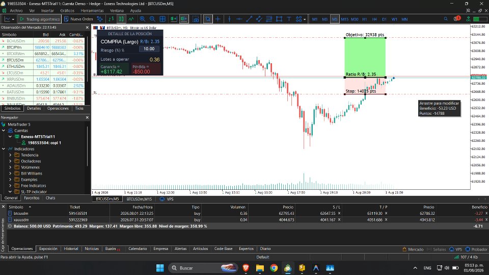 Capture d'écran #1 Position Risk Tool