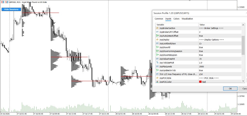 Screenshot #2 Session Profiles