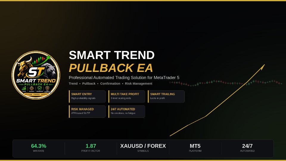 截图 #4 Smart trand pullback EA