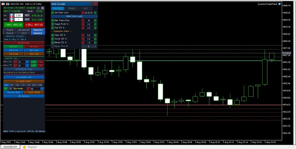 截图 #10 Quantum Trader Panel