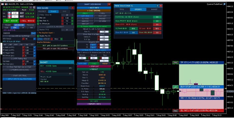 截图 #7 Quantum Trader Panel