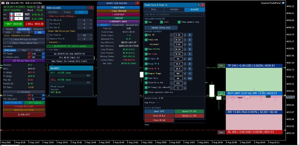 截图 #5 Quantum Trader Panel