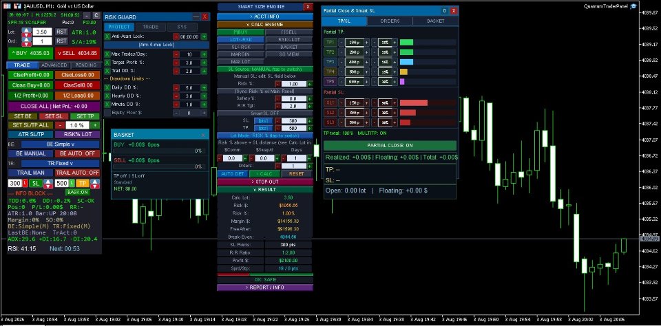 截图 #3 Quantum Trader Panel